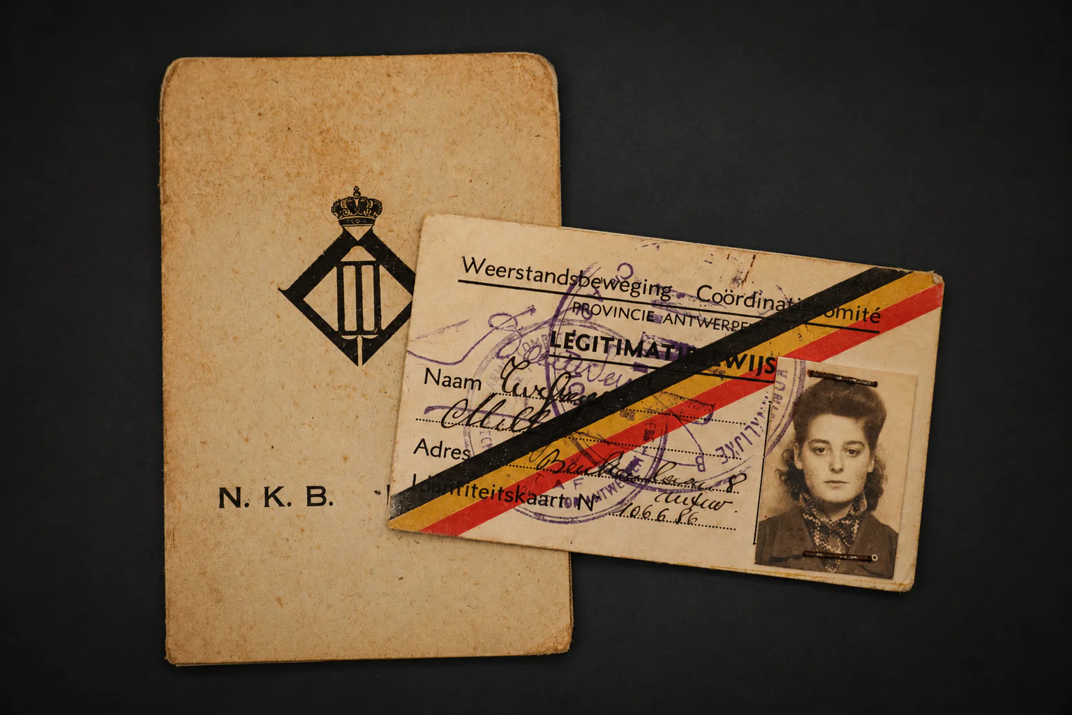Legimatiebewijs Weerstandsbeweging (NKB-MNB) - Verpleegster - Image 1