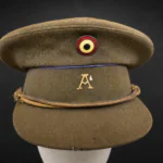 Belgian Pre-WWII / WWII Administration Officer Visor Cap – Named to Lt. Demanet