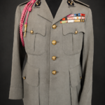 Named Belgian M35 Officer Uniform – Lt. Georges L.L. Saint-Maux – Administration Service