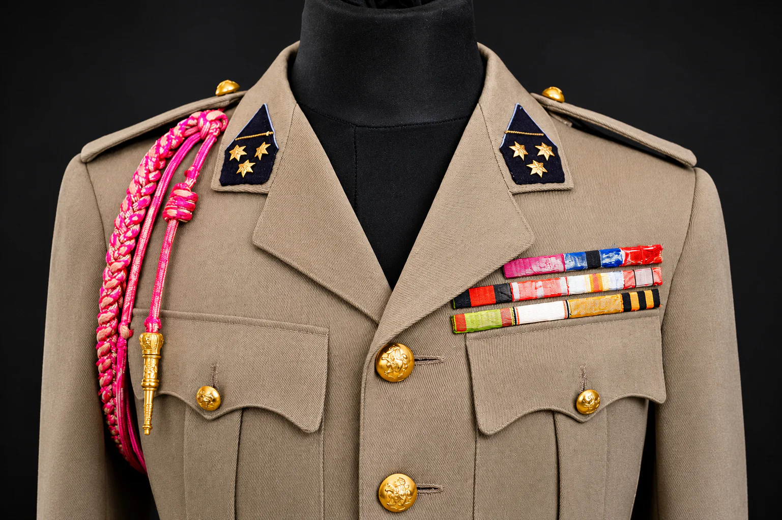 Named Belgian M35 Officer Uniform – Lt. Georges L.L. Saint-Maux – Administration Service - Image 2