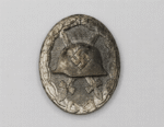 Verwundetenabzeichen in Silber – Wound Badge in Silver – Maker Marked “107” Carl Wild – Zinc Example