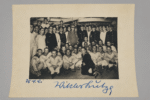 Signed Photo of SA Chief Viktor Lutze Visiting Kriegsmarine Crew – Hoffmann Press Photo