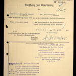WWII German Gestapo / SD Personnel Promotion File – BdS Metz - Signed by Heinrich Himmler!