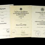 3x Award Document Group – EK2 + ASA + KVK2X – Reiter-Regiment 2 / Panzer-Regiment 24 (KVK2 Earned in Normandy - Signed by "Windhund" Division!)