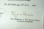 Wehrmacht EK2 + Infantry Assault Badge Document & Photo Grouping - Infanterie-Regiment 280 – Signature of Sixt von Armin (Stalingrad!) - Image 4