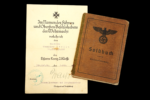 Wehrmacht Soldbuch & EK2 Award Document Grouping - Infanterie-Regiment 526 (298. Infanterie-Division)
