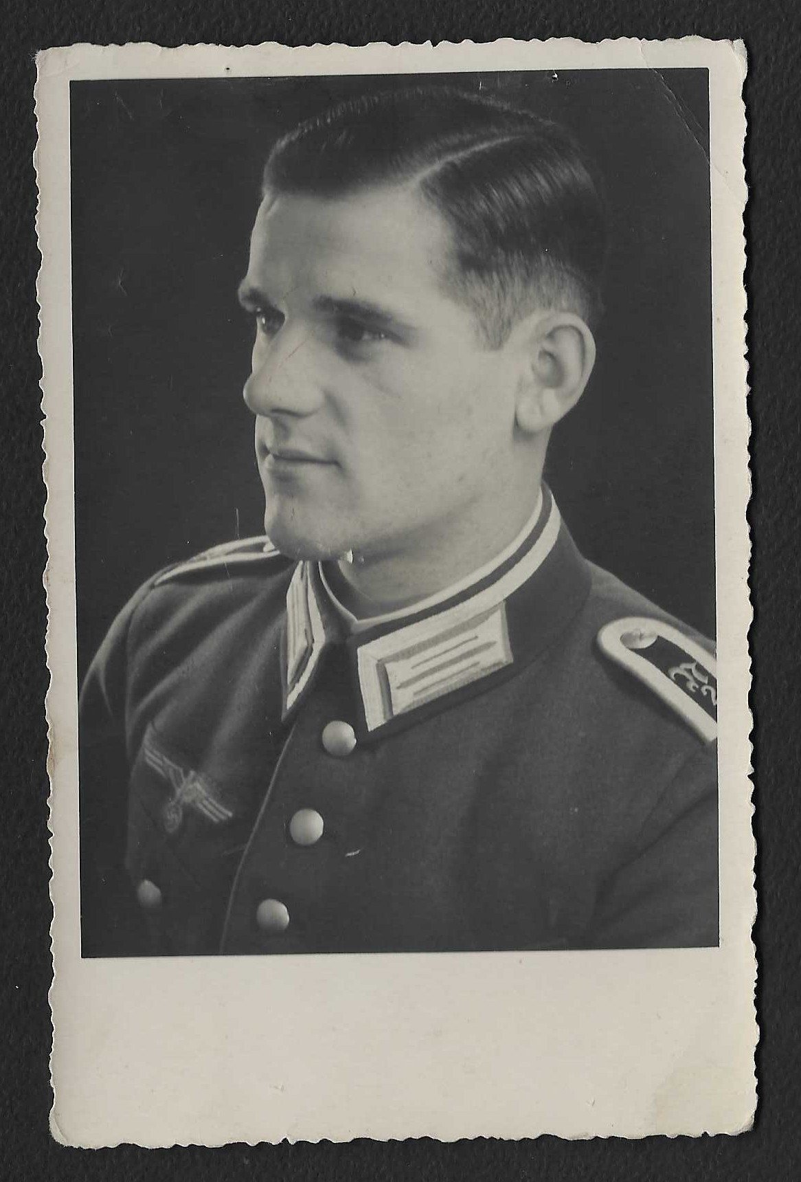 Foto_2026-06-11_163205 Studioportrait Wehrmacht Soldier Cyphered & Lettered "N2" Shoulderboards - Image 1