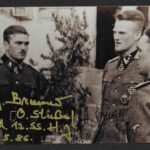 DOUBLE SIGNED: Gerhard Bremer & Heinrich Springer – “LSSAH” & 12. SS-Panzer-Division “Hitlerjugend”