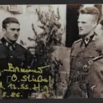DOUBLE SIGNED: Gerhard Bremer & Heinrich Springer – “LSSAH” & 12. SS-Panzer-Division “Hitlerjugend”