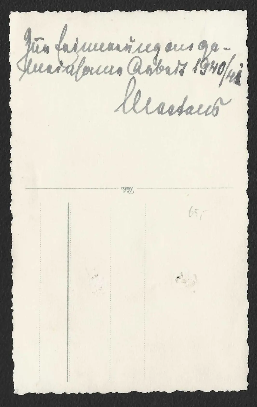 Signed Portrait Photograph of a German Heer General - Image 2