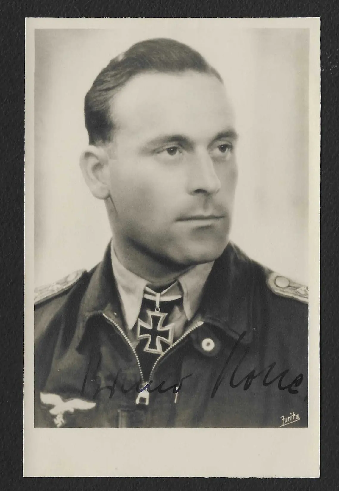 Bruno Stolle – Jagdgeschwader 2 “Richthofen” - Wartime Signed - 35 Aerial Victories! - Image 1