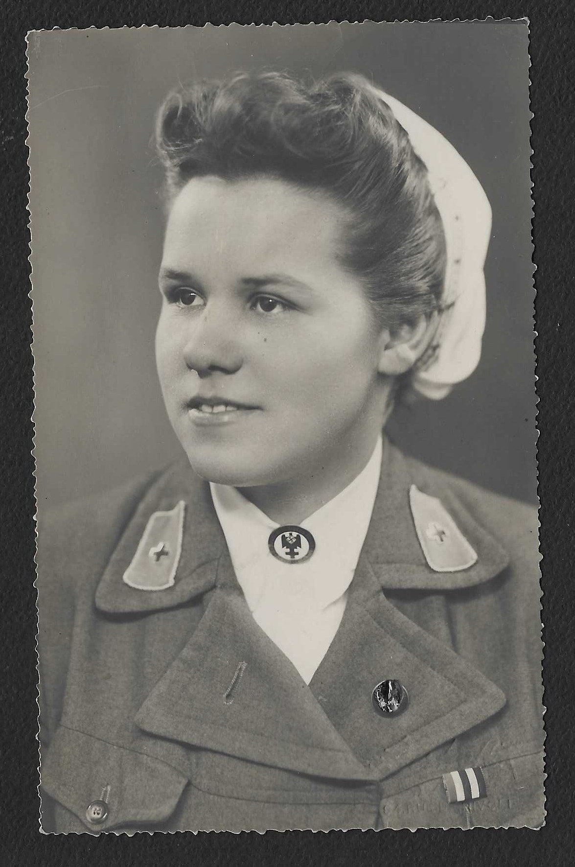 Foto_2026-06-22_144009 Studioportrait of a DRK Nurse (Deutsches Rotes Kreuz) – Paris, February 1943 - Image 1