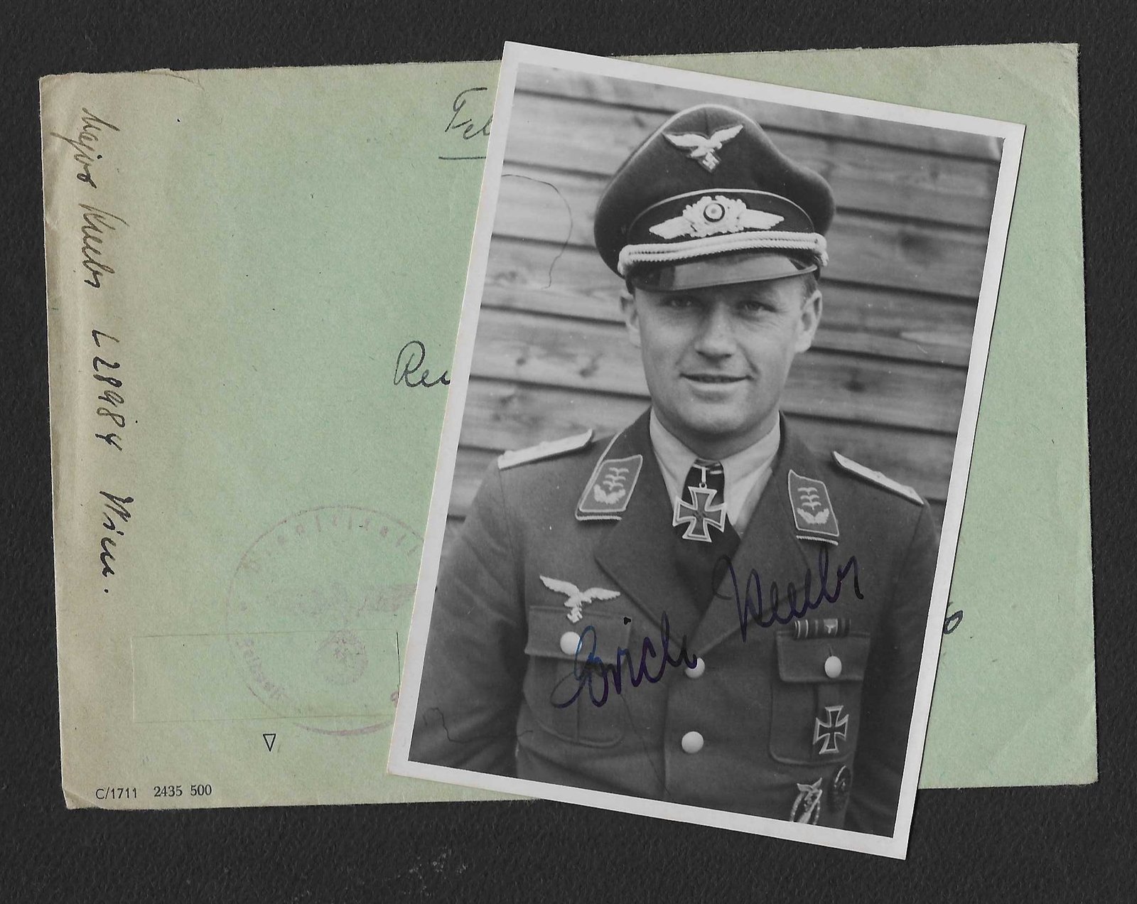 Foto_2026-06-23_092709 Erich Krebs - Flak-Regiment 11 - Wartime Signed - Image 1