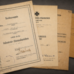 Award Doc Set of Grenadier-Regiment 509 - 292. Infanterie-Division (ISA, EK2 & VWA Silber)