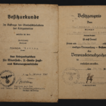 WWII Kriegsmarine Award Document Group – Minesweeper War Badge & Wound Badge - 12. Vorpostenflottille