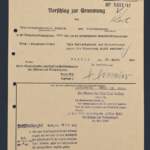 WWII German Gestapo / SD Personnel Promotion File – BdS Metz - Signed by Heinrich Himmler!