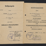 WWII Infantry Assault Badge in Silver & Wound Badge in Silver Document Group – Leutnant in Grenadier-Regiment 172 (75. Infanterie-Division)