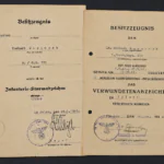 Infantry Assault Badge in Silver & Wound Badge in Silver Document Group – Leutnant in Grenadier-Regiment 172 (75. Infanterie-Division)