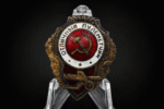 Soviet "Excellent Machine Gunner" (Отличный Пулеметчик) Badge – WWII-Era Screwback Qualification Award