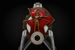 Soviet OSOAVIAKHIM "Voroshilov Sharpshooter" Badge – 1st Class Marksman Award – Numbered Screwback Example