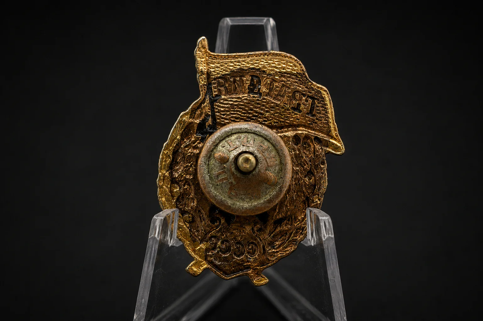 WWII-Era Soviet USSR Guards Badge “Gvardiya” – Screwback - Image 2