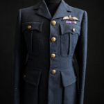 Rare WWII RAF Tunic to Belgian DFC Recipient Vicky Ortmans – Pilot Wings, Austin Reed, Dated 1940