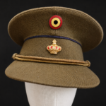 Belgian WWII Officer’s Visor Cap – Infantry (Grenadier / Line Regiment) - Named!