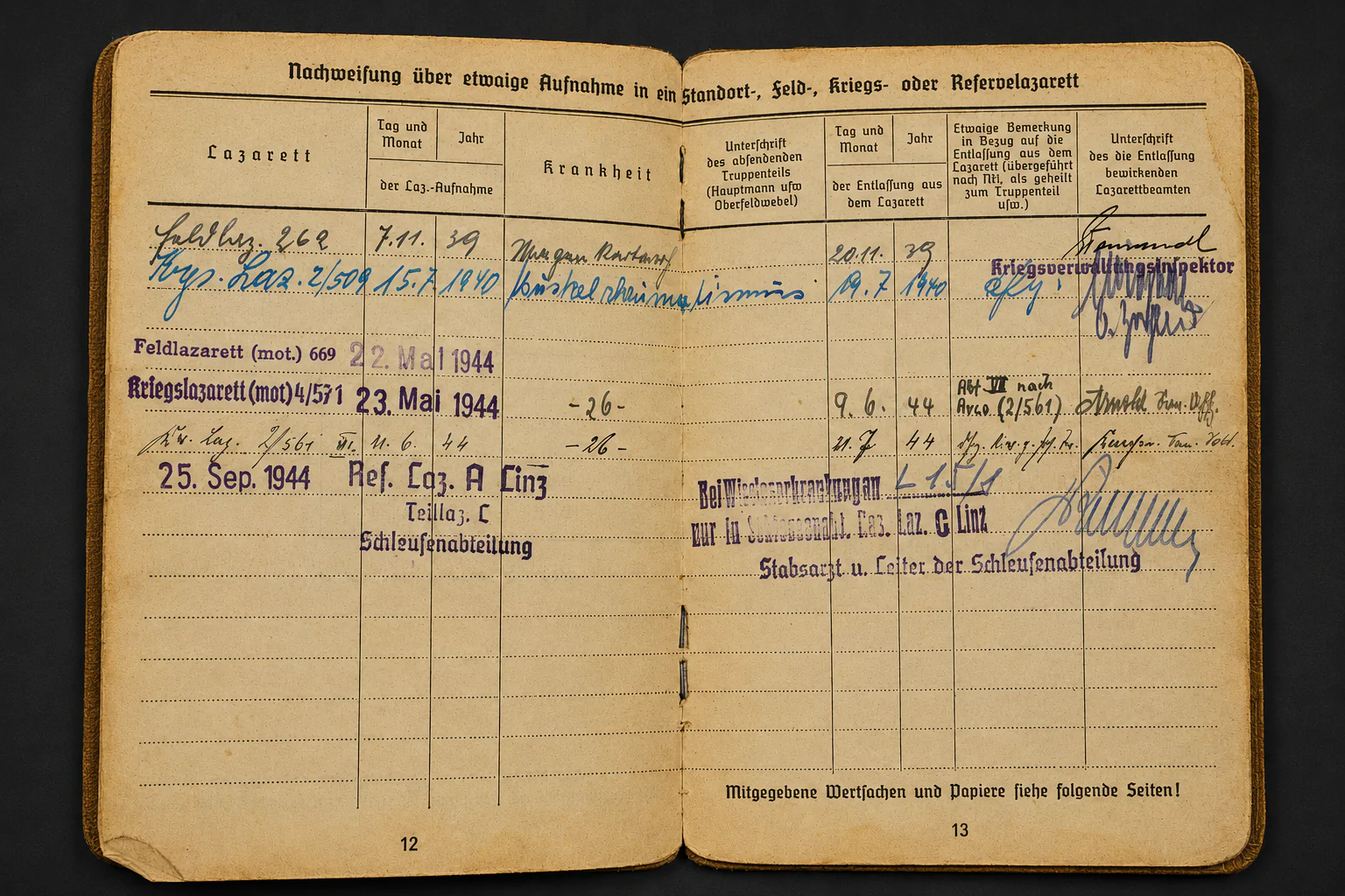 WH Soldbuch to Heeres-Panzerjäger-Abteilung 616 (Jagdpanther Unit) – Ostpreußen 1945 - Image 6