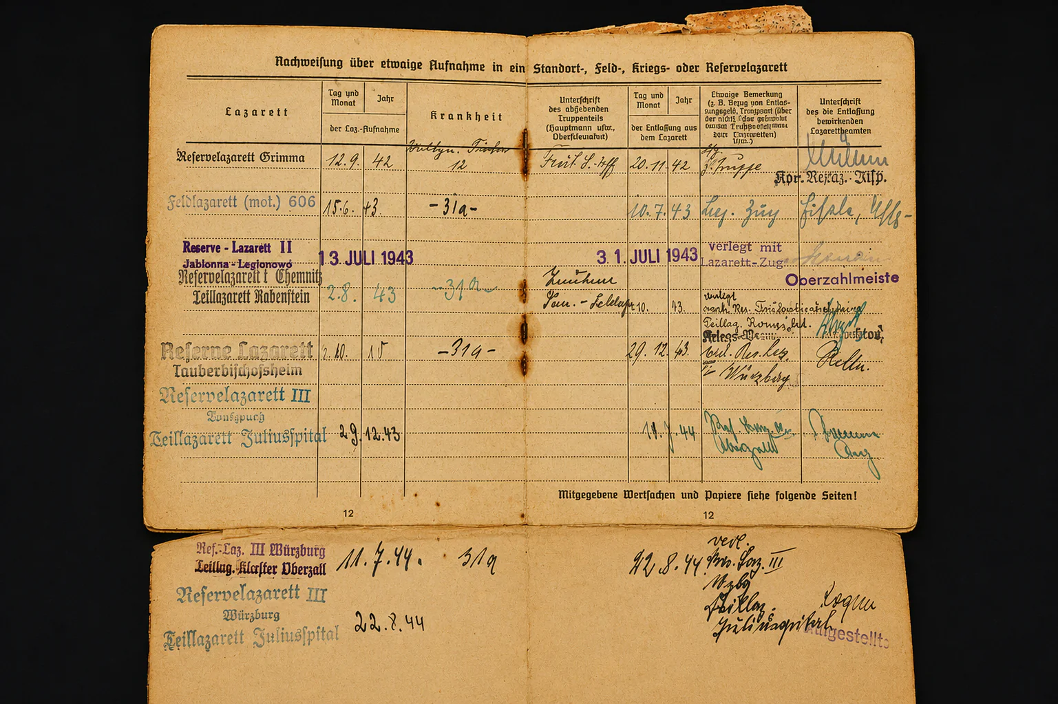 Soldbuch & Doc Grouping – Grenadier-Regiment 404 (246. Infanterie-Division) – 4 Awards (EK2, VWA, KVK2, WIO) - Image 7