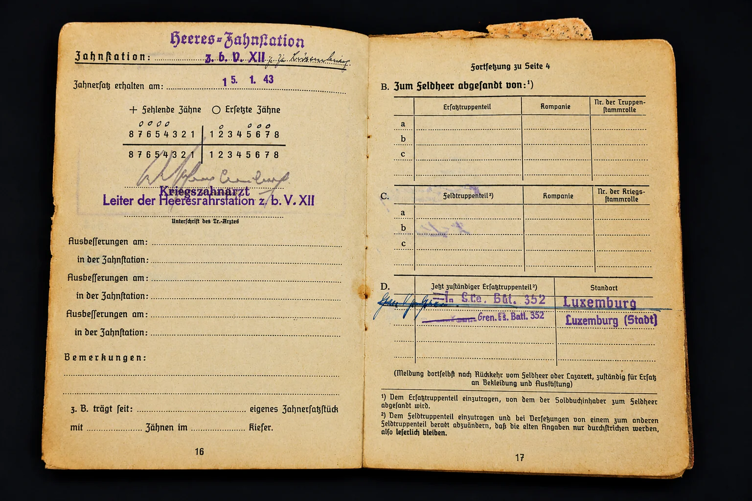 Soldbuch & Doc Grouping – Grenadier-Regiment 404 (246. Infanterie-Division) – 4 Awards (EK2, VWA, KVK2, WIO) - Image 9