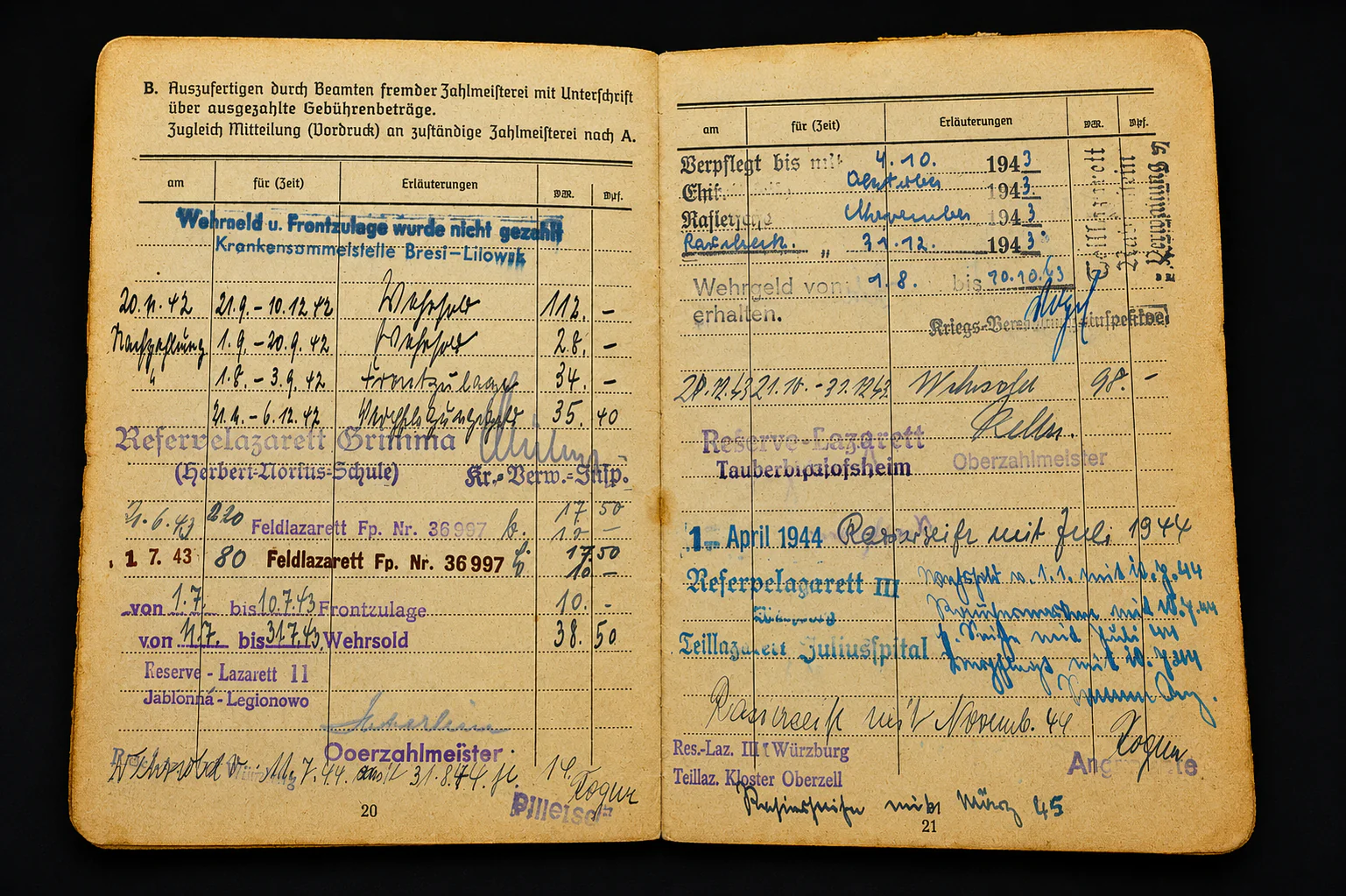 Soldbuch & Doc Grouping – Grenadier-Regiment 404 (246. Infanterie-Division) – 4 Awards (EK2, VWA, KVK2, WIO) - Image 10