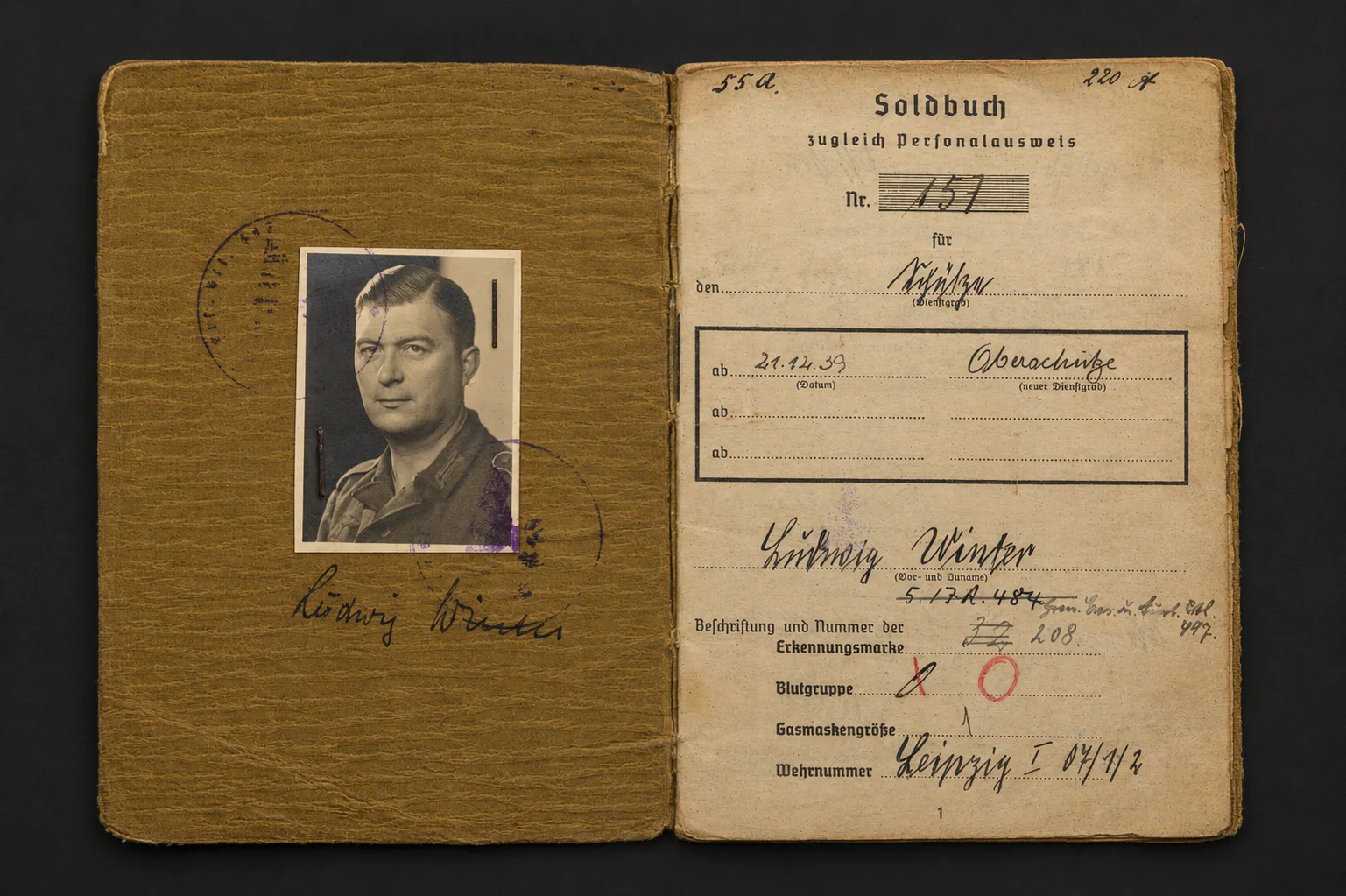 Soldbuch & Document Grouping – Füsilier-Regiment 27 (12. Volksgrenadier-Division) – Wounded in Hürtgenwald – Close Combat Day at Stolberg! - Image 3