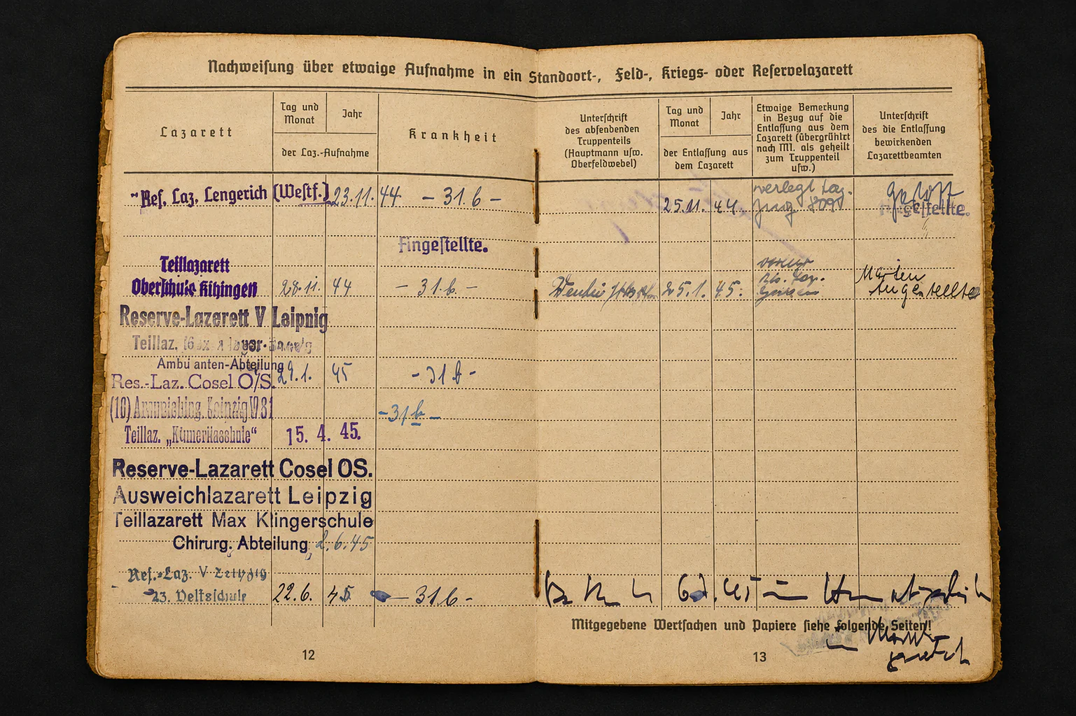 Soldbuch & Document Grouping – Füsilier-Regiment 27 (12. Volksgrenadier-Division) – Wounded in Hürtgenwald – Close Combat Day at Stolberg! - Image 8