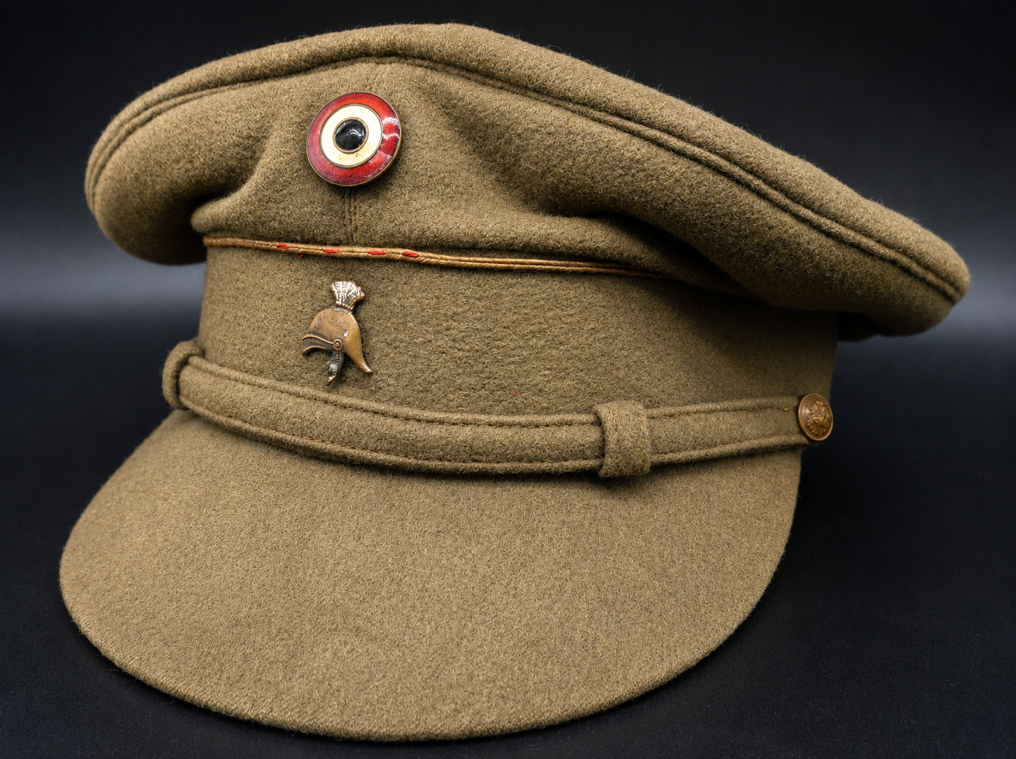 Image 7 jun 2026, 08_25_46 WWII Belgian "Geni" NCO Visor Cap - Image 1