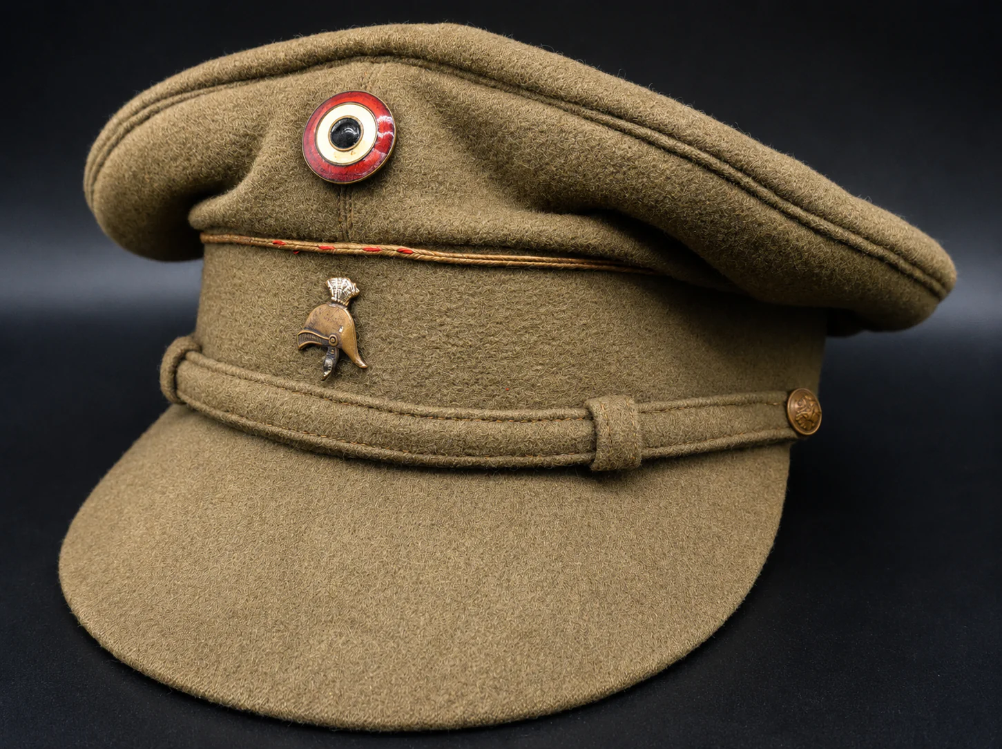 Image 7 jun 2026, 08_25_46 WWII Belgian "Geni" NCO Visor Cap - Image 1