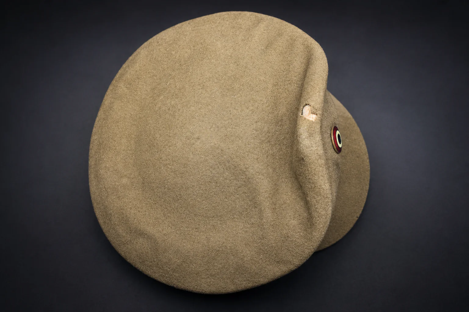 WWII Belgian "Geni" NCO Visor Cap - Image 3