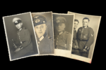 4x Studioportraits with Numbered Shoulderboards