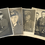 4x Studioportraits with Numbered Shoulderboards