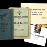 LW Soldbuch & NSFK Flugbuch Grouping - Grenadier-Regiment 1036 (59. Infanterie-Division) - WIA Dec. 1944 (HVPl. Immerath, Ortskommandantur Zwolle)