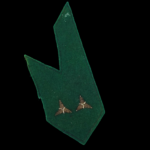 RARE Early Single Collar Tab of the Zwarte Brigade (Flemish Black Brigade)
