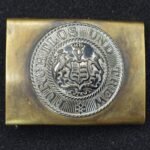 WWI Imperial German Kingdom of Württemberg Enlisted Belt Buckle – M1895 Pattern