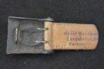 Luftwaffe EM/NCO Belt Buckle with Original Leather Tab – Berg & Nolte A.G., Lüdenscheid – 1941 - Image 6