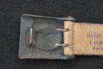 Luftwaffe EM/NCO Belt Buckle with Original Leather Tab – Berg & Nolte A.G., Lüdenscheid – 1941 - Image 7