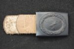 Luftwaffe EM/NCO Belt Buckle with Original Leather Tab – Berg & Nolte A.G., Lüdenscheid – 1941 - Image 2