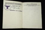 Luftschutz-Dienstbuch to LSW-Helferin – Hamburg / Allenstein – Awarded Kriegsverdienstmedaille (!) - Image 6