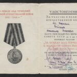 WWII Soviet “Victory over Germany” Award Booklet