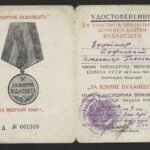WWII Soviet "Medal for the Capture of Budapest" Award Booklet