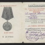 WWII Soviet "Medal for the Capture of Berlin" Award Booklet - 1033rd Rifle Regiment, 280th Rifle Division (+ Research)