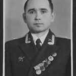 Soviet Officer Portrait – Major Vasily I. Naumenko – Red Star Recipient – 522nd Small-Caliber Anti-Aircraft Artillery Regiment - Battle for Narwa