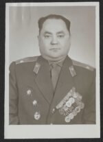 Soviet Officer Portrait – Guards Lieutenant Anton B. Salyamov – Red Star Recipient – 141st Guards Rifle Regiment, 46th Guards Rifle Division
